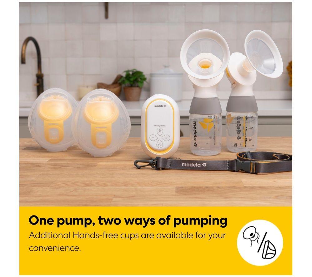 MEDELA Freestyle Mini Classic Double Electric Breast Pump - White image number 2 of 6
