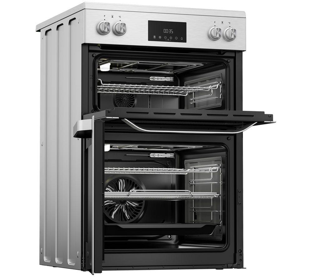 HOTPOINT Multiflow HDME6VDC2AX 60 cm Electric Ceramic Cooker - Stainless Steel image number 5 of 6