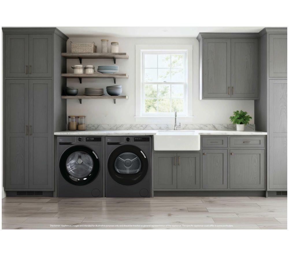 HOOVER Pro Wash Series 3 HBR 68SBL9G-80 WiFi-enabled 8 kg 1600 Spin Washing Machine - Graphite image number 2 of 8