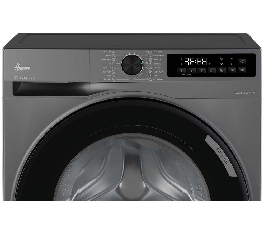 HOOVER Pro Wash Series 3 HBR 68SBL9G-80 WiFi-enabled 8 kg 1600 Spin Washing Machine - Graphite image number 7 of 8