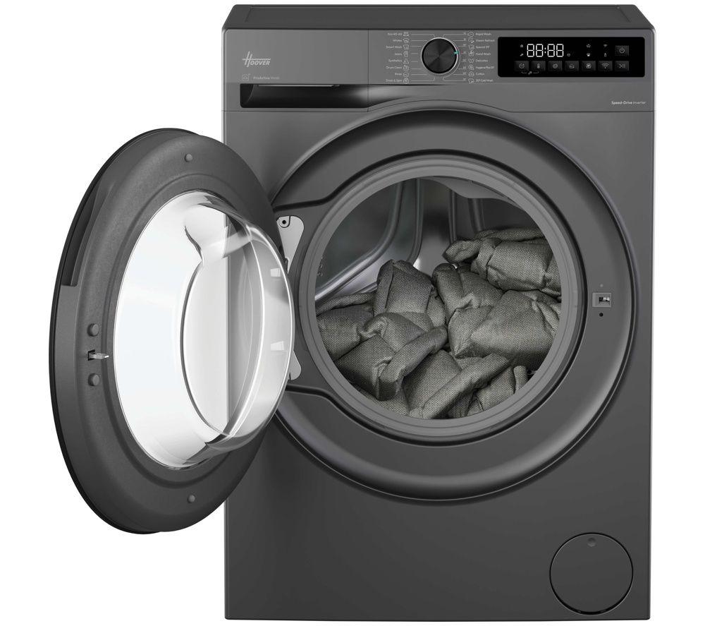 HOOVER Pro Wash Series 3 HBR 68SBL9G-80 WiFi-enabled 8 kg 1600 Spin Washing Machine - Graphite image number 8 of 8