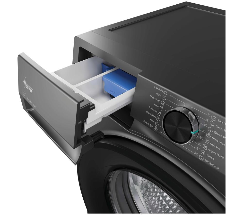 HOOVER Pro Wash Series 3 HBR 68SBL9G-80 WiFi-enabled 8 kg 1600 Spin Washing Machine - Graphite image number 11 of 14