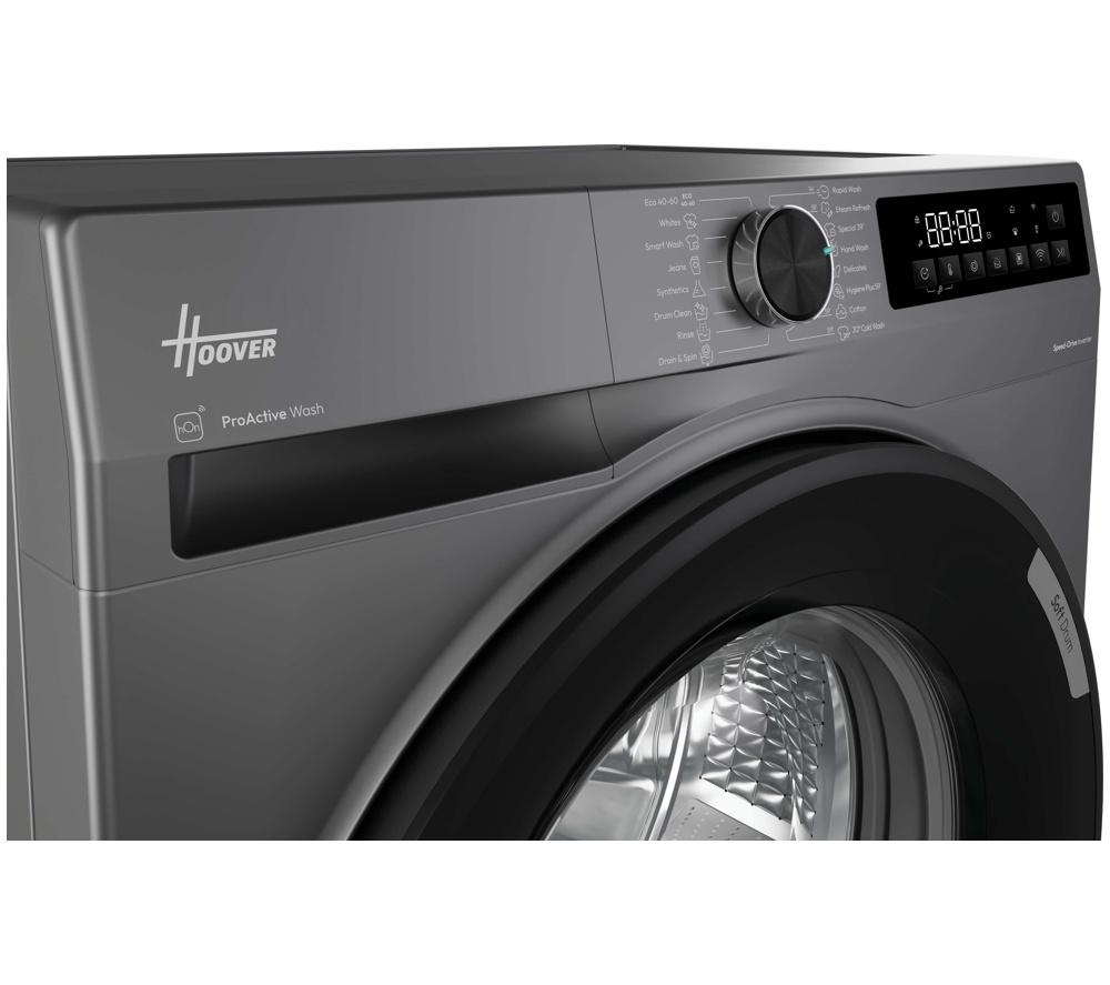 HOOVER Pro Wash Series 3 HBR 68SBL9G-80 WiFi-enabled 8 kg 1600 Spin Washing Machine - Graphite image number 14 of 14