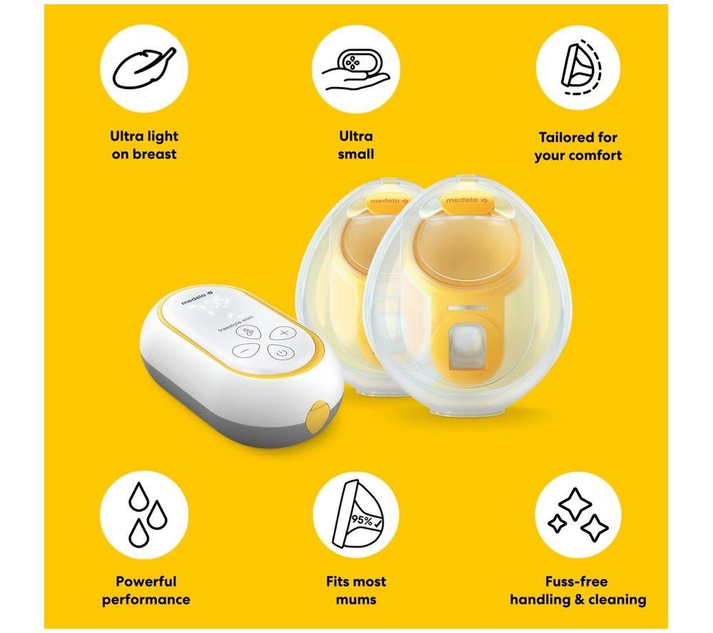 MEDELA Freestyle Mini Double Electric Breast Pump - White image number 3 of 6