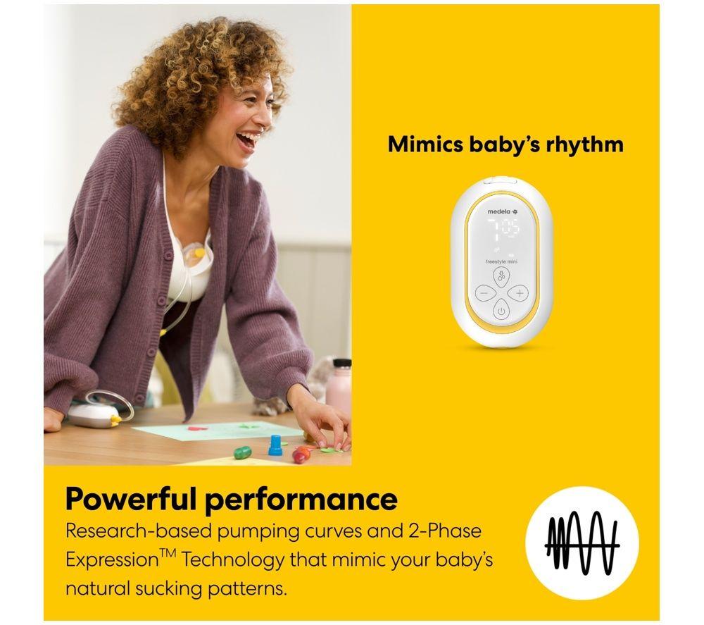 MEDELA Freestyle Mini Double Electric Breast Pump - White image number 4 of 6