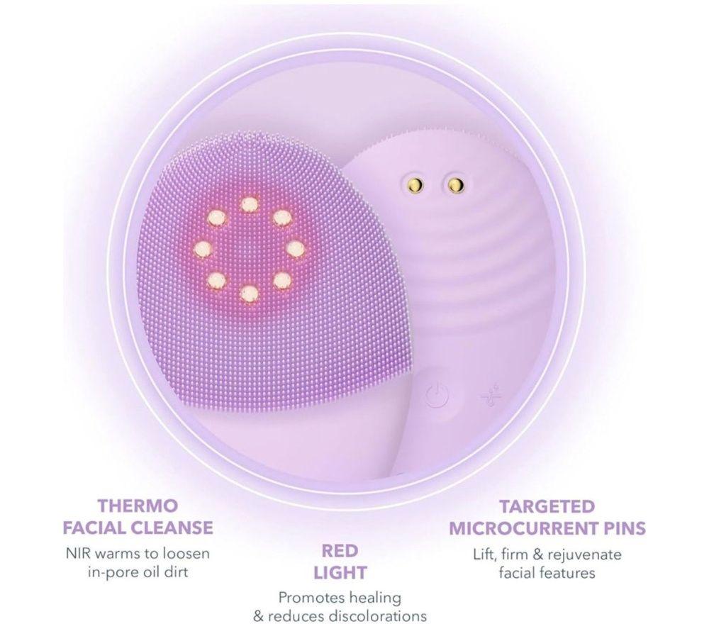 FOREO Luna 4 Plus Smart Facial Cleansing & Firming Device - Sensitive Skin, Lavender image number 3 of 6