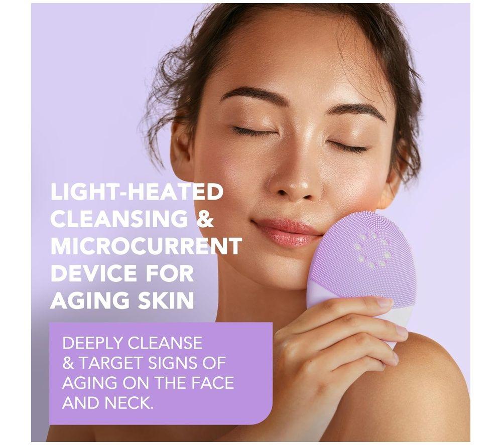 FOREO Luna 4 Plus Smart Facial Cleansing & Firming Device - Sensitive Skin, Lavender image number 4 of 6