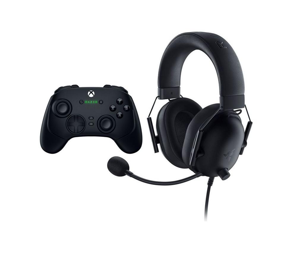 RAZER Wolverine V3 Pro Controller & BlackShark V2 X 7.1 Gaming Headset for Xbox Bundle