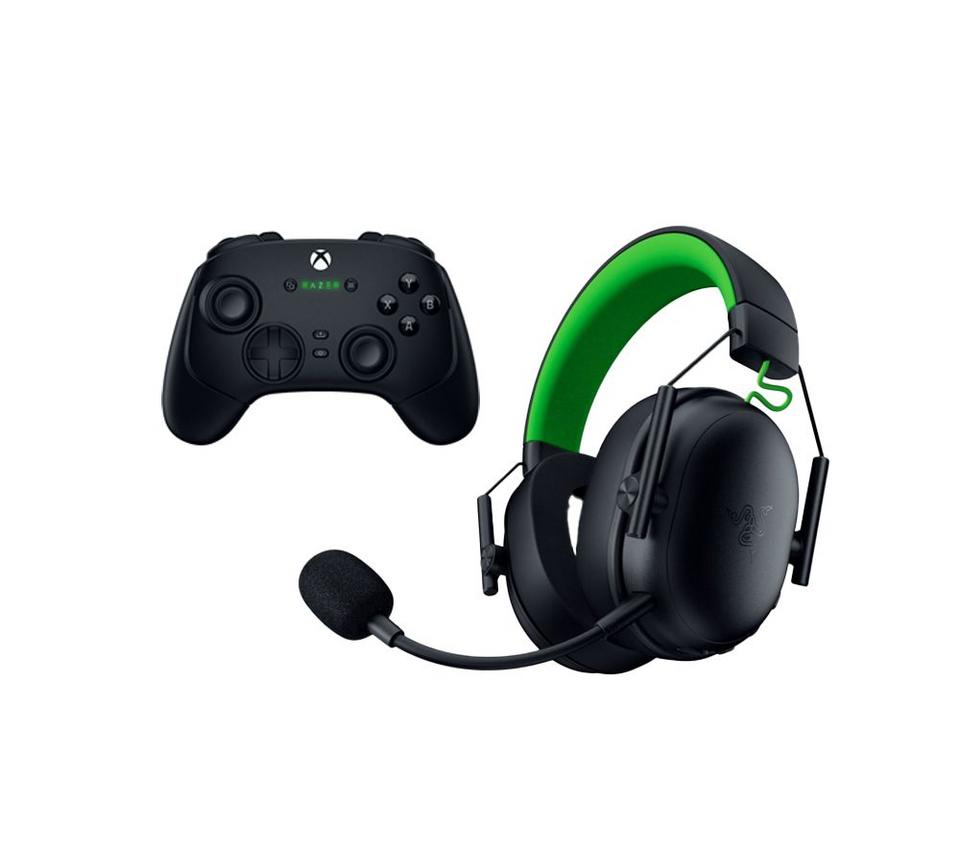 RAZER Wolverine V3 Pro Controller & BlackShark V3 X Hyperspeed Wireless Gaming Headset for Xbox Bundle - Black