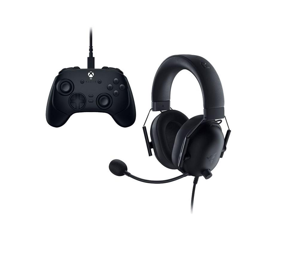 RAZER Wolverine V3 Tournament Edition Controller & BlackShark V2 X 7.1 Gaming Headset Bundle