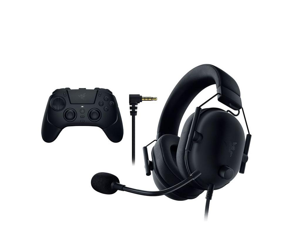 RAZER Raiju V3 Pro Controller & BlackShark V2 X 7.1 Gaming Headset Bundle