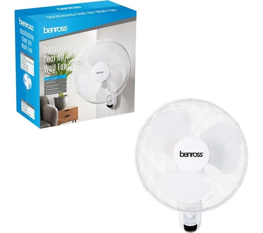 BENROSS 43820 16" Wall Fan - White image number 2 of 4