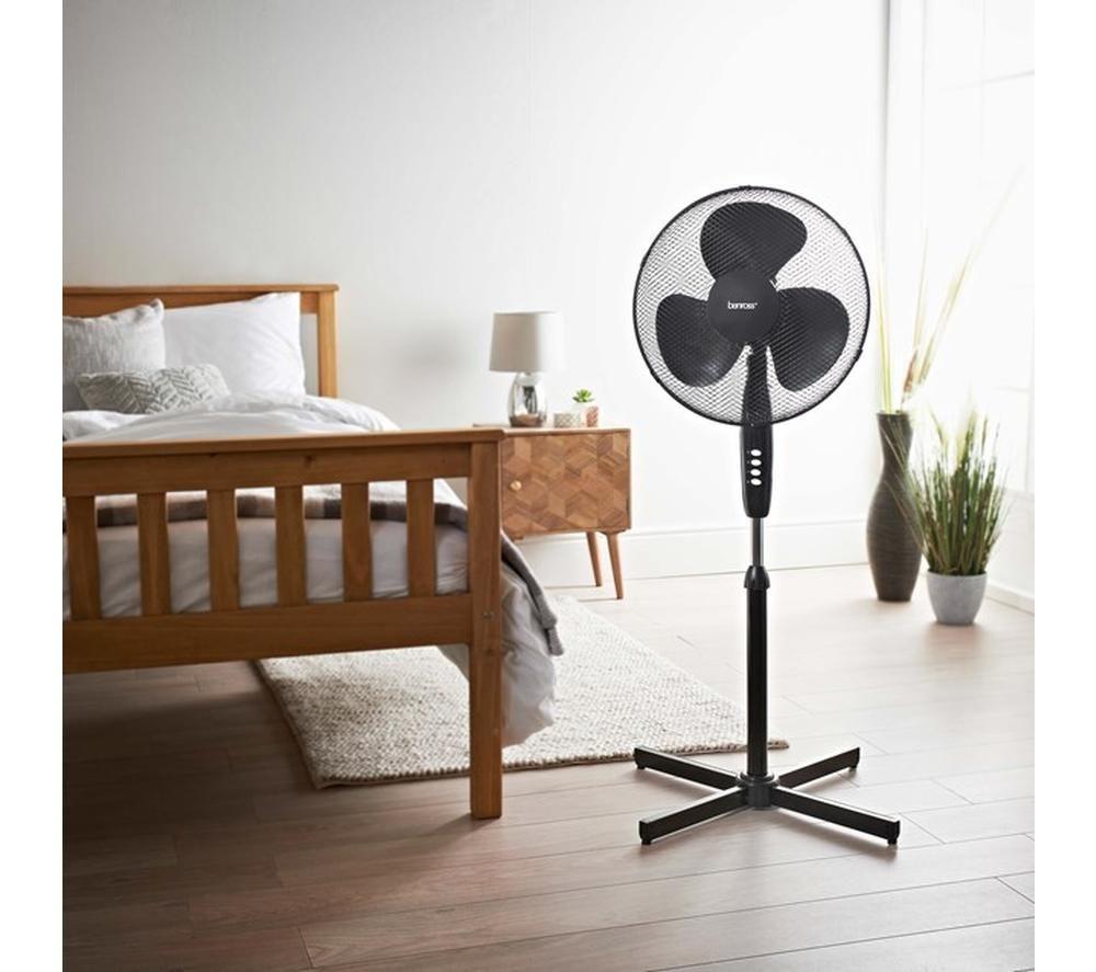 BENROSS 43830 Portable 16" Pedestal Fan - Black image number 2 of 4