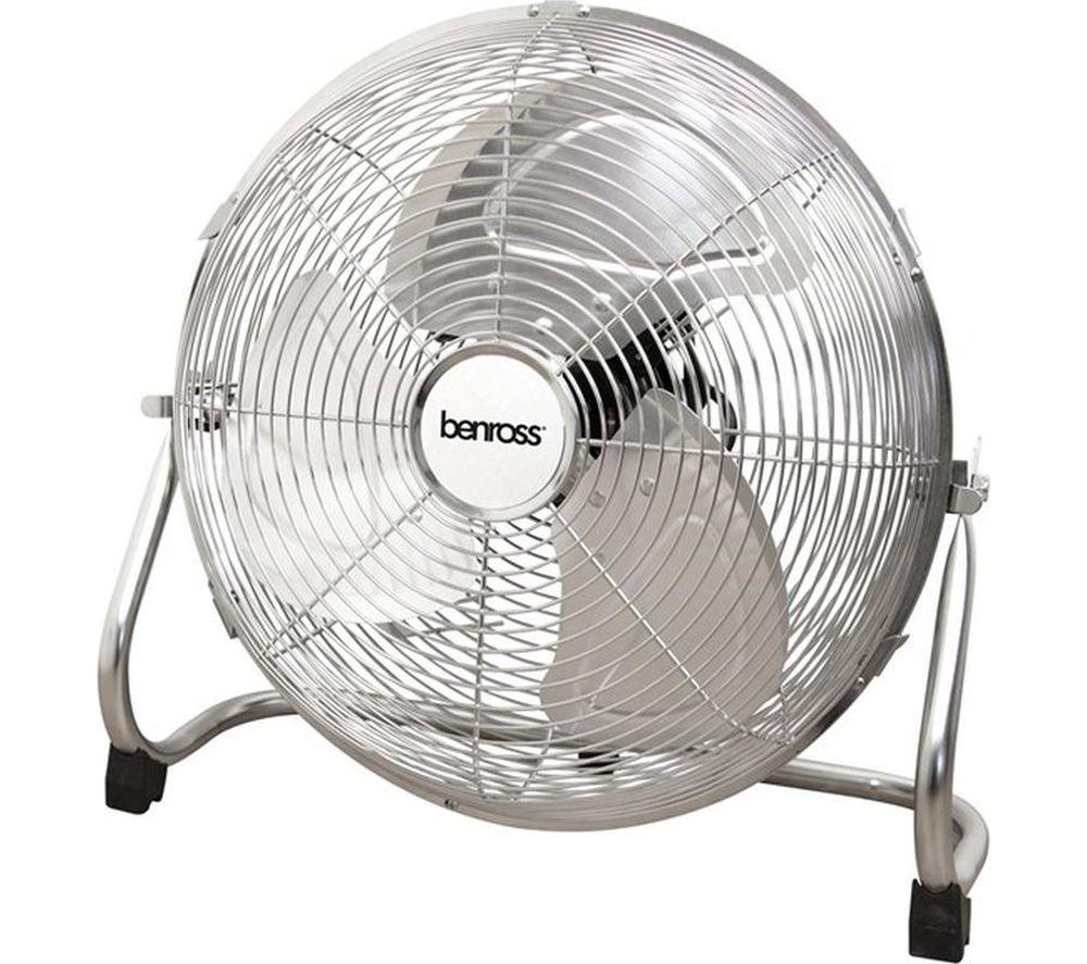 Benross 14" Desk Fan - Chrome, Silver/Grey