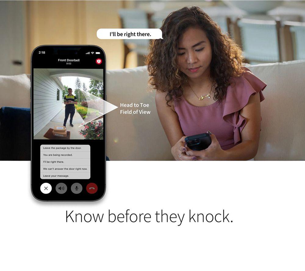 ARLO AVD3001-100EUS HD Wireless Video Doorbell image number 3 of 5