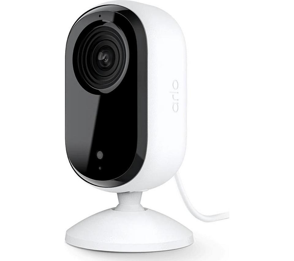 ARLO Essential 3 2K HD Indoor WiFi Security Camera - Black & White