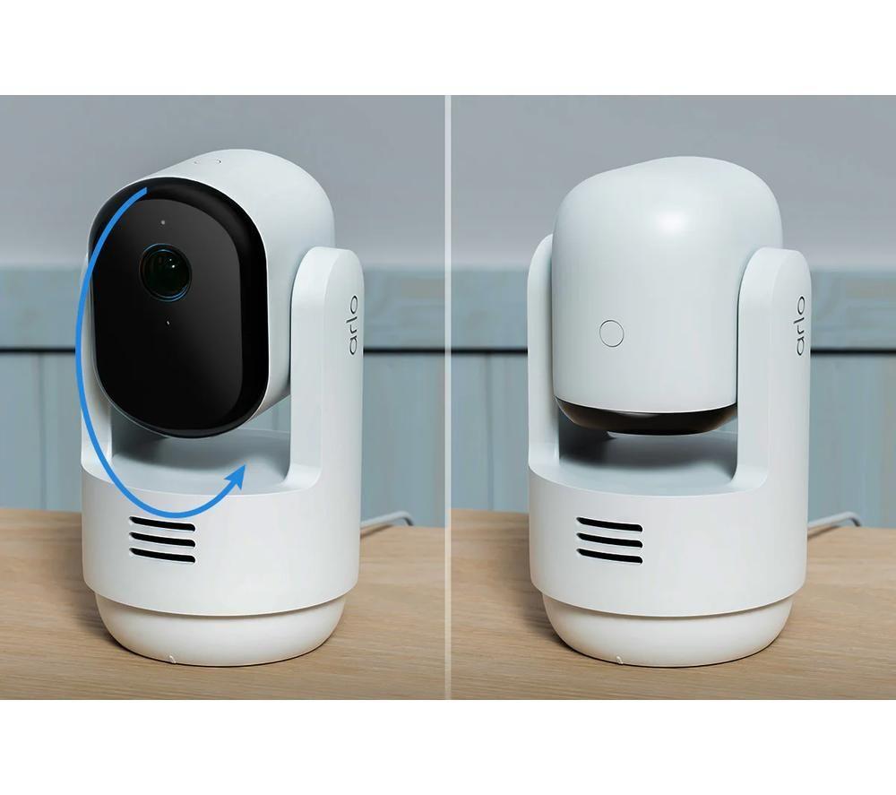 ARLO Essential 3 2K HD Indoor WiFi Security Camera - White & Black image number 3 of 3