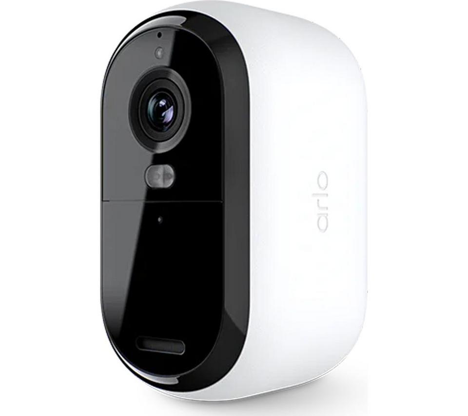 ARLO Essential 3 2K HD Outdoor WiFi Security Camera - White & Black