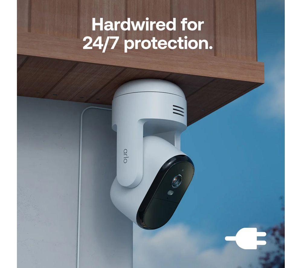 ARLO Essential 3 2K HD WiFi Security Camera - 2 Cameras, White & Black image number 2 of 5
