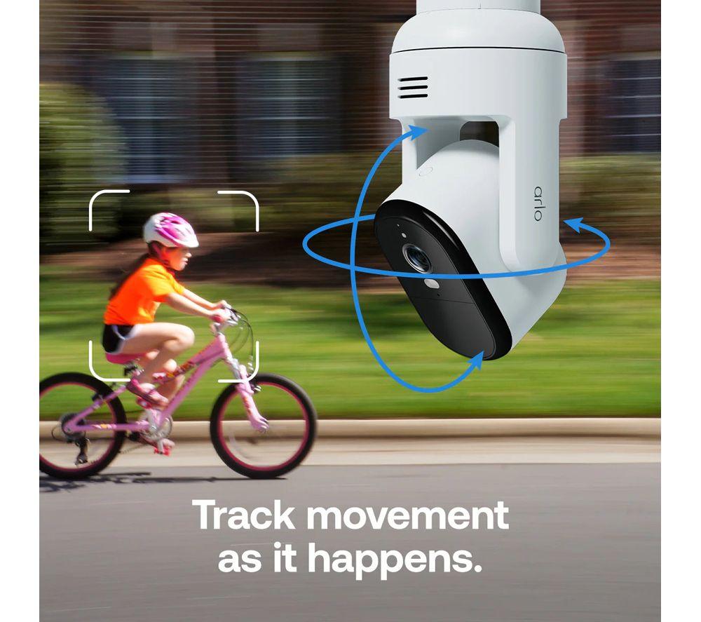 ARLO Essential 3 2K HD WiFi Security Camera - 2 Cameras, White & Black image number 5 of 5