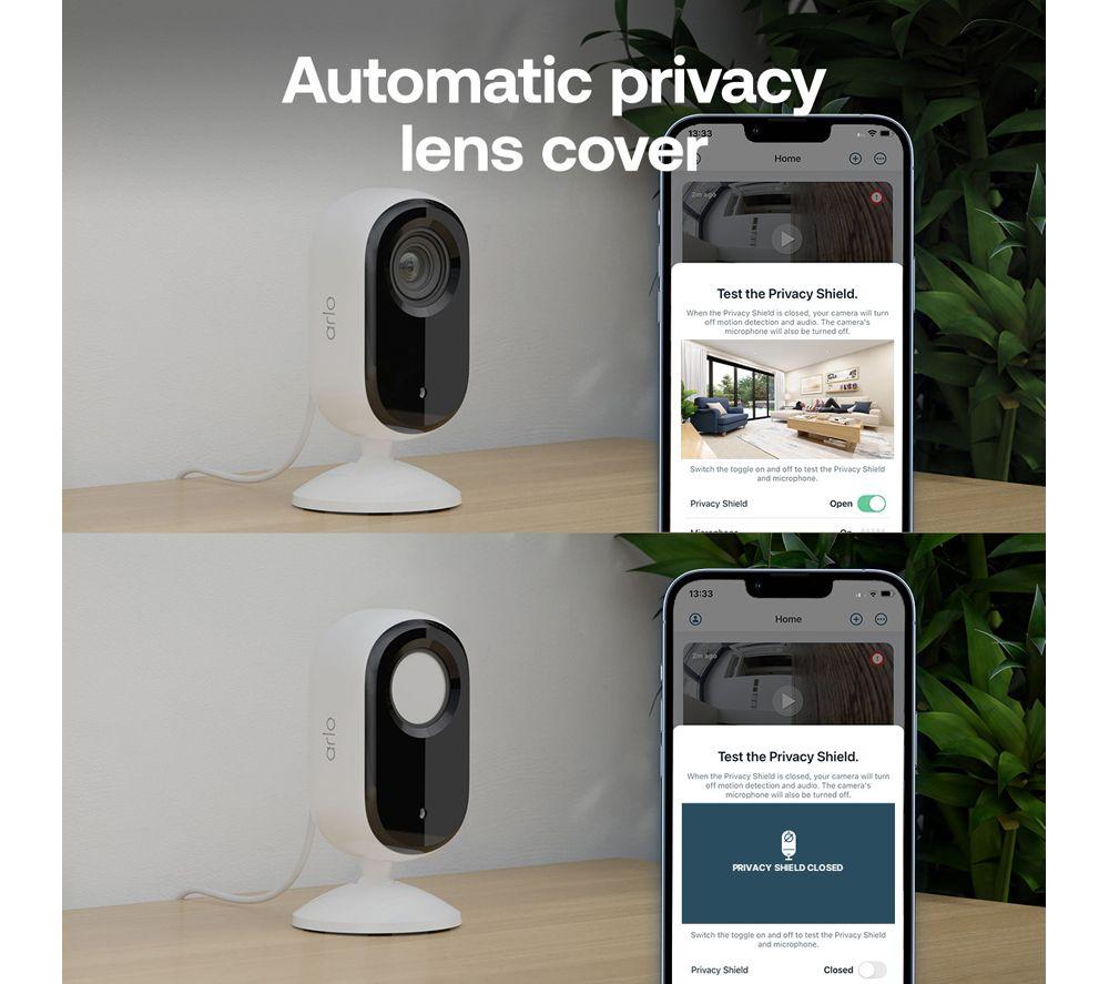 ARLO Essential 3 2K Indoor Security Camera with Video Doorbell - White image number 4 of 10