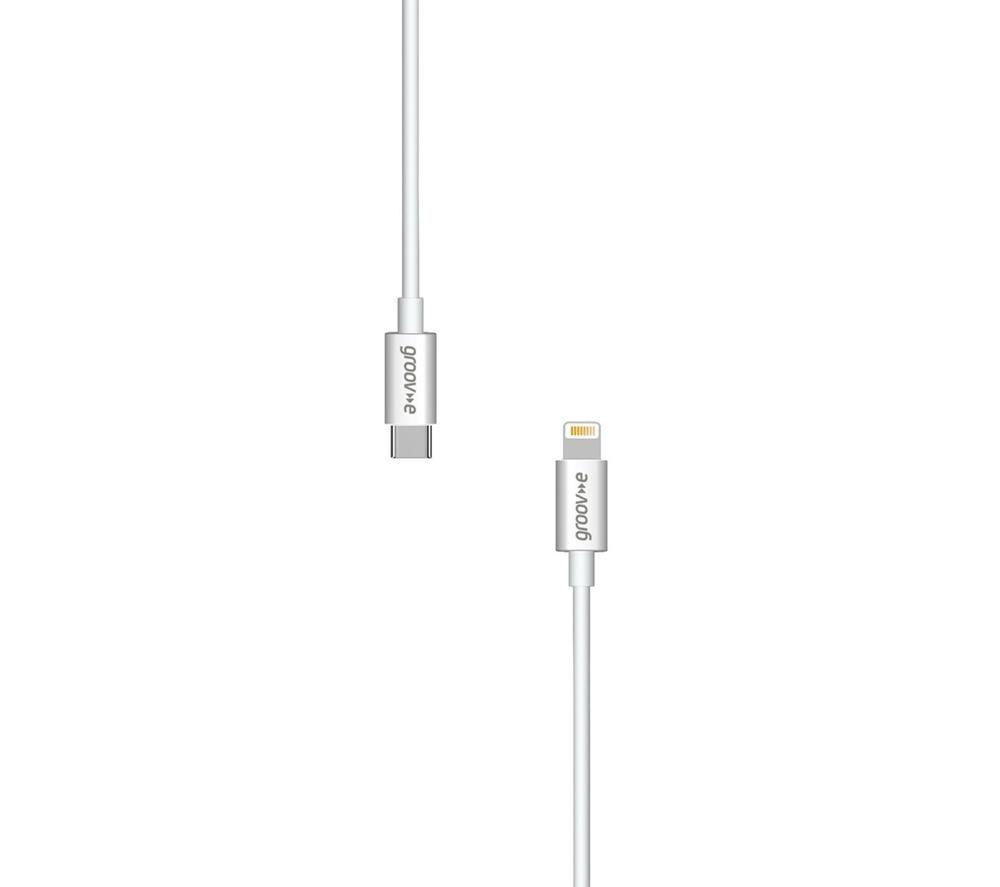 GROOV-E GVMA048WE USB Type-C to Lightning Cable - 2 m image number 2 of 2