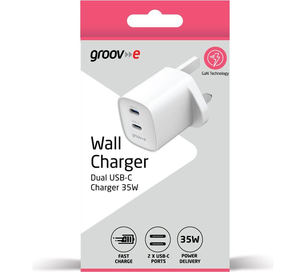 GROOV-E GVMA108WE 35 W GaN USB Charger image number 3 of 3