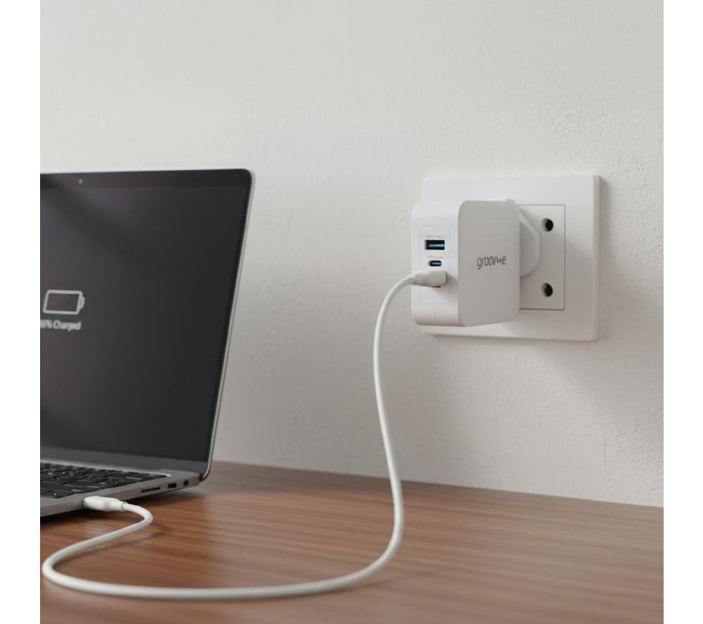 GROOV-E GVMA110WE65 100 W GaN USB Charger image number 2 of 3