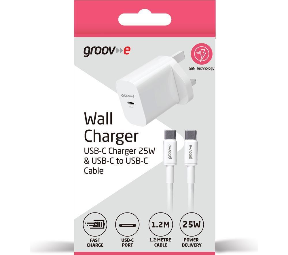 GROOV-E GVMA112WE 25 W GaN USB Charger image number 2 of 4