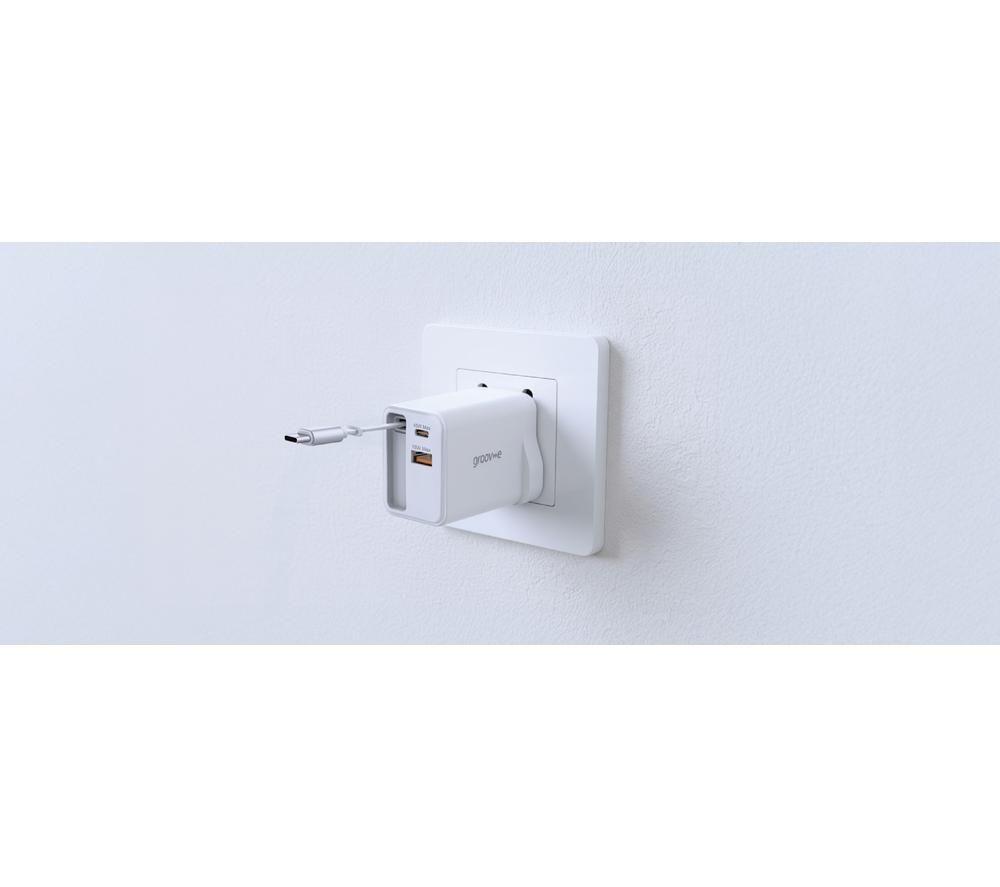 GROOV-E GVMA114WE 45 W GaN USB Charger image number 2 of 4