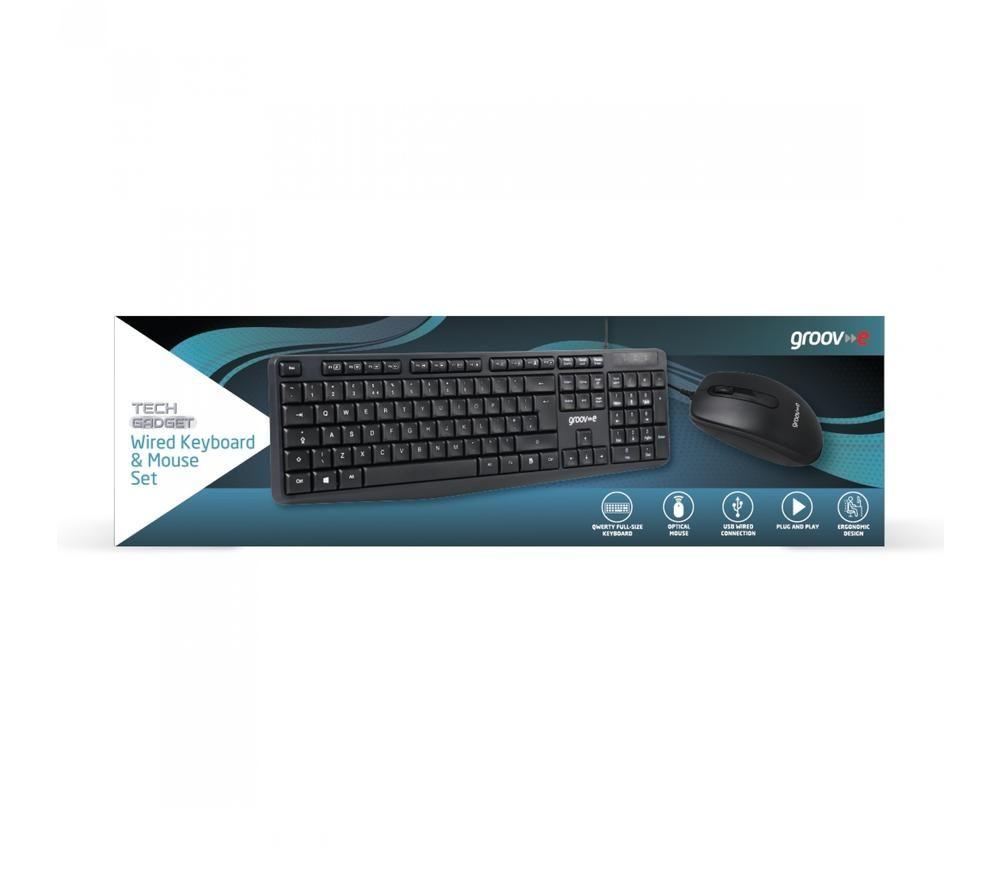 GROOV-E GVPC19BK Keyboard & Mouse Set image number 3 of 4