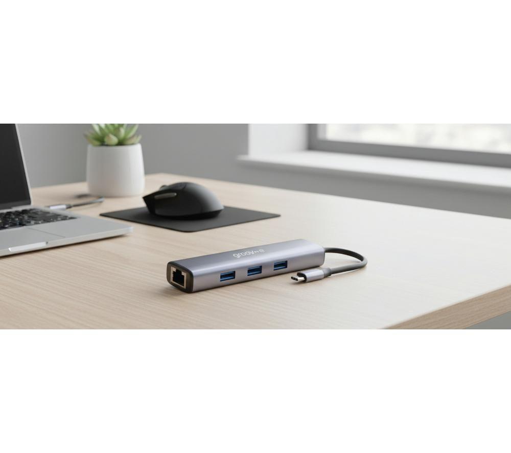 GROOV-E GVPC28SR 6-Port USB Type-C Hub image number 2 of 3