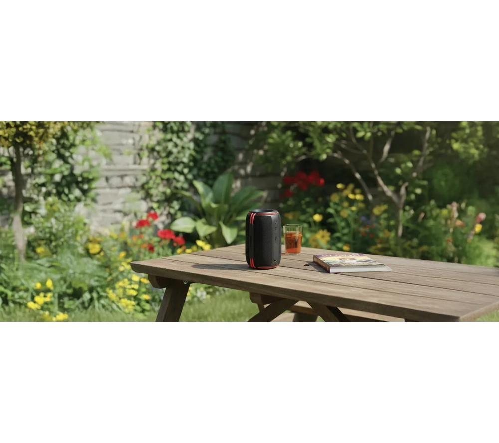 GROOV-E Wave Spark Portable Bluetooth Speaker - Black image number 4 of 4