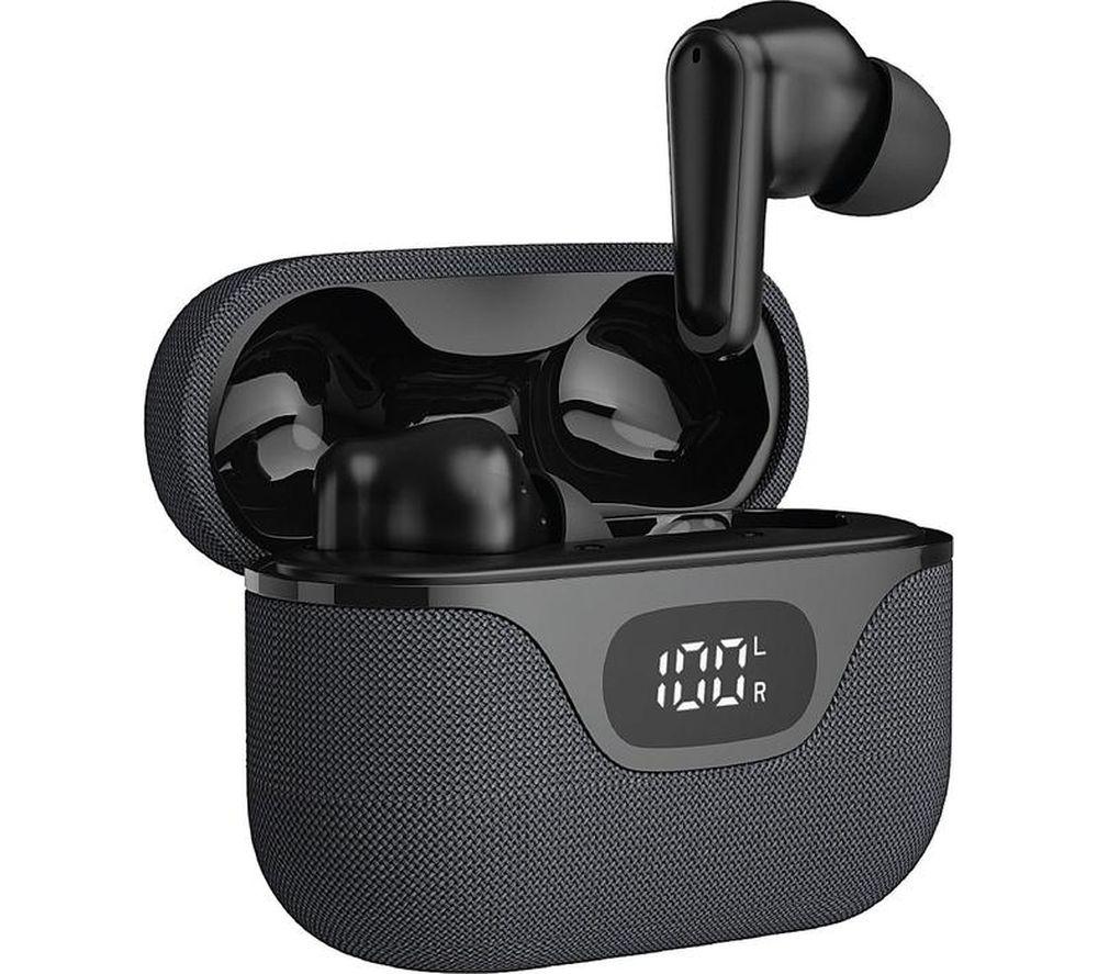 GROOV-E Flex Buds Wireless Bluetooth Noise-Cancelling Earbuds - Black image number 2 of 6