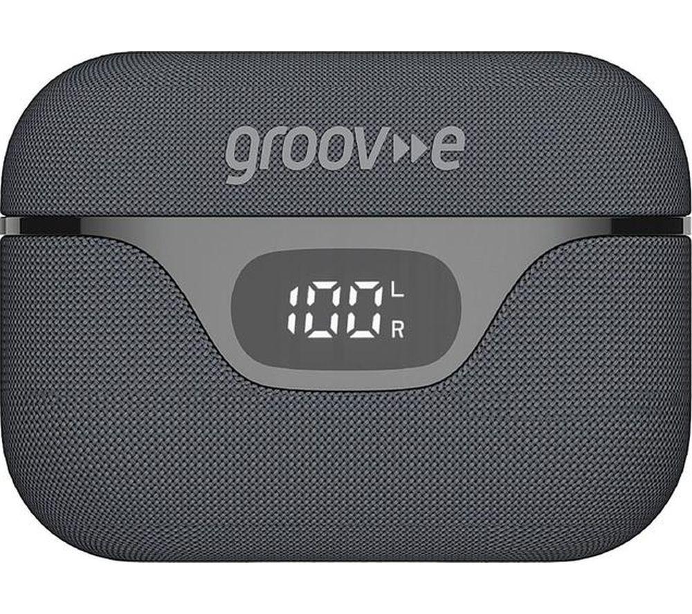 GROOV-E Flex Buds Wireless Bluetooth Noise-Cancelling Earbuds - Black image number 6 of 6