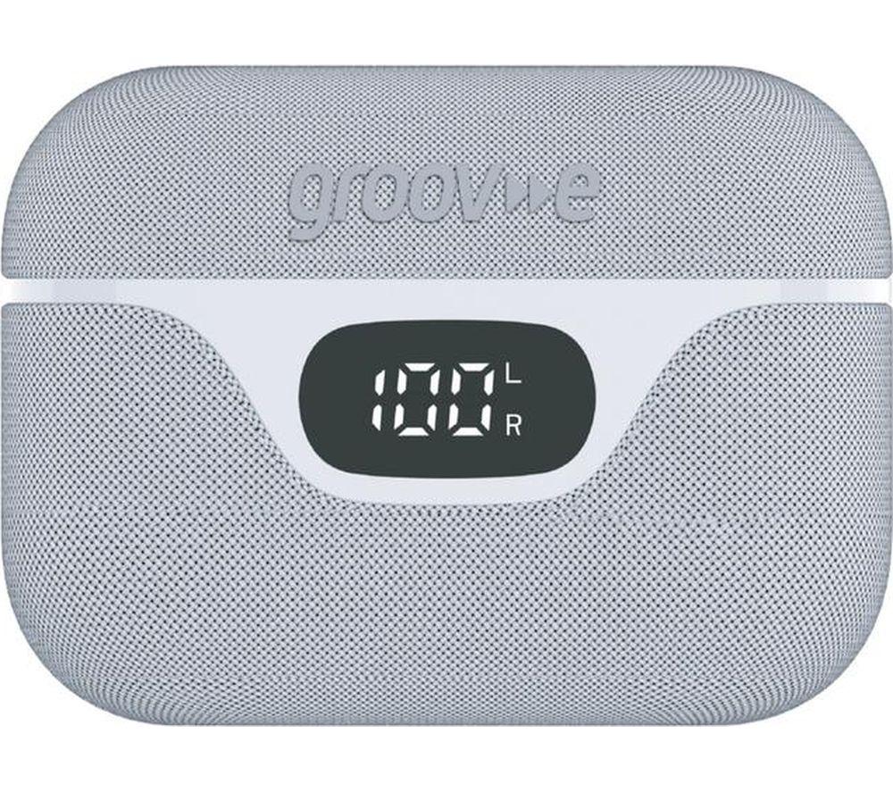 GROOV-E Flex Buds Wireless Bluetooth Noise-Cancelling Earbuds - White image number 6 of 6