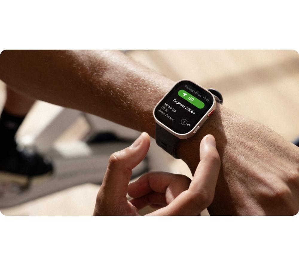 AMAZFIT Bip Max Smart Watch - Silver, Silicone Strap image number 4 of 7