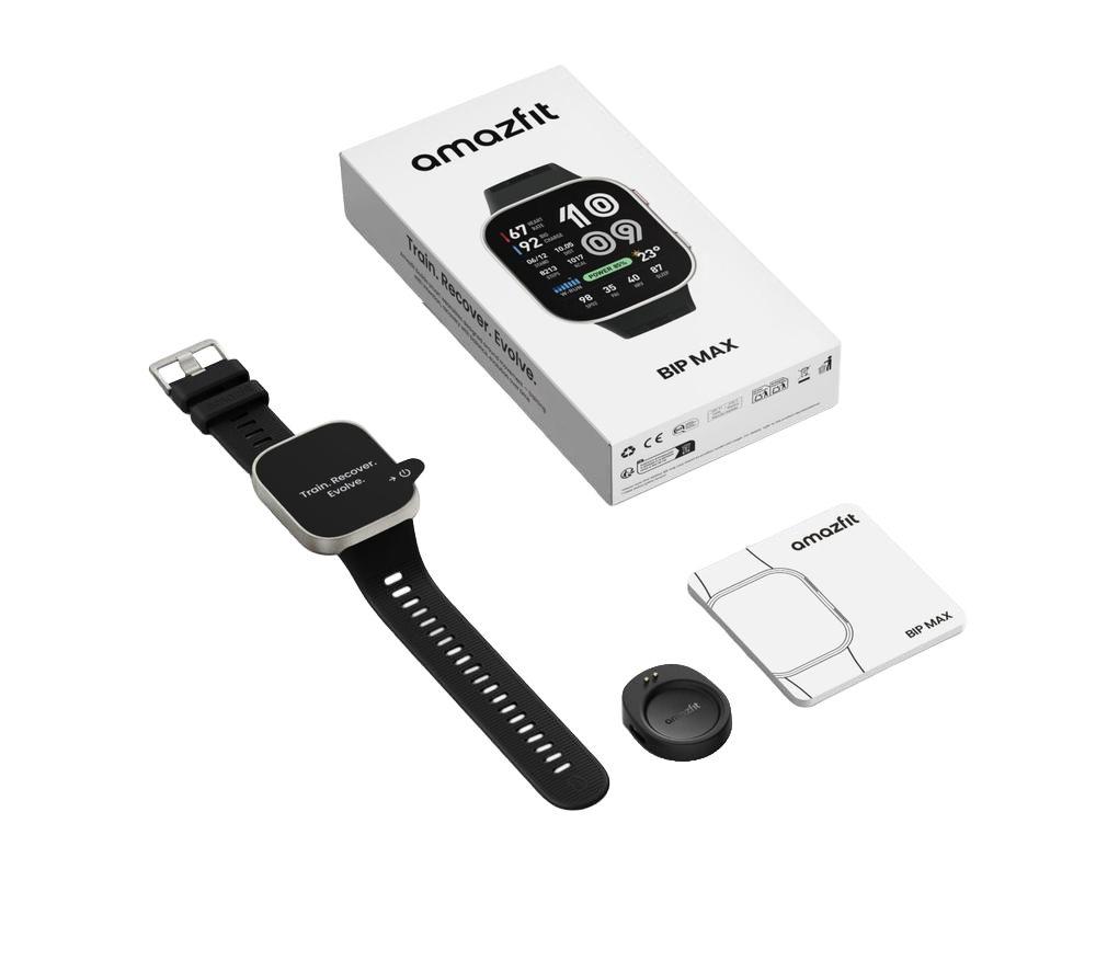 AMAZFIT Bip Max Smart Watch - Silver, Silicone Strap image number 7 of 7