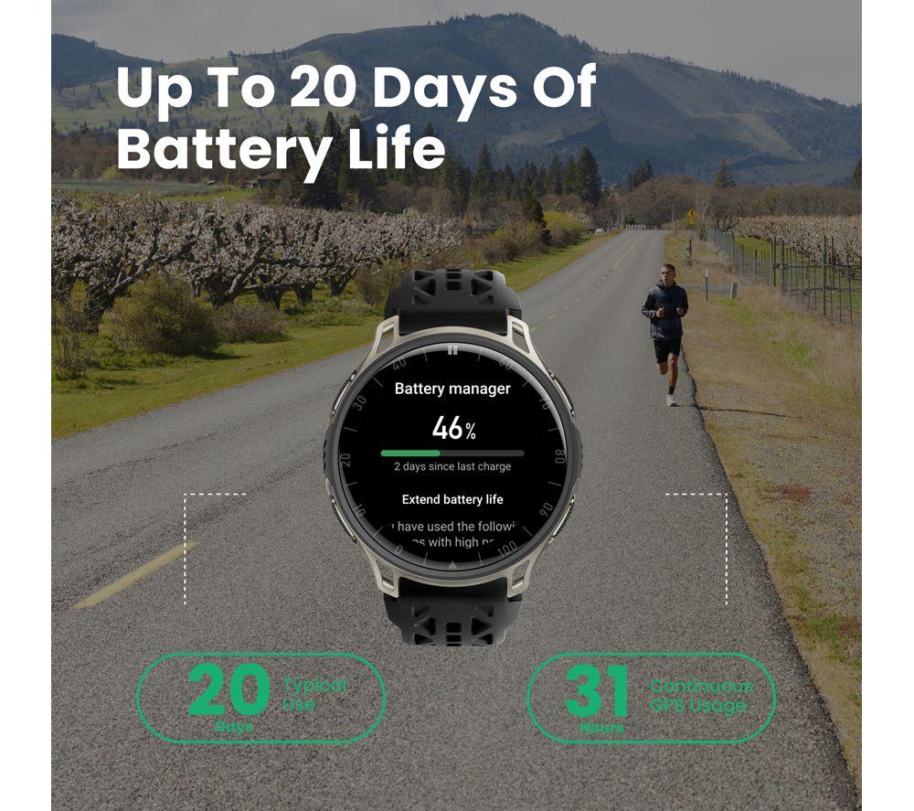 AMAZFIT Cheetah 2 Pro Smart Watch - Titanium, Silicone Strap, 48 mm image number 12 of 13