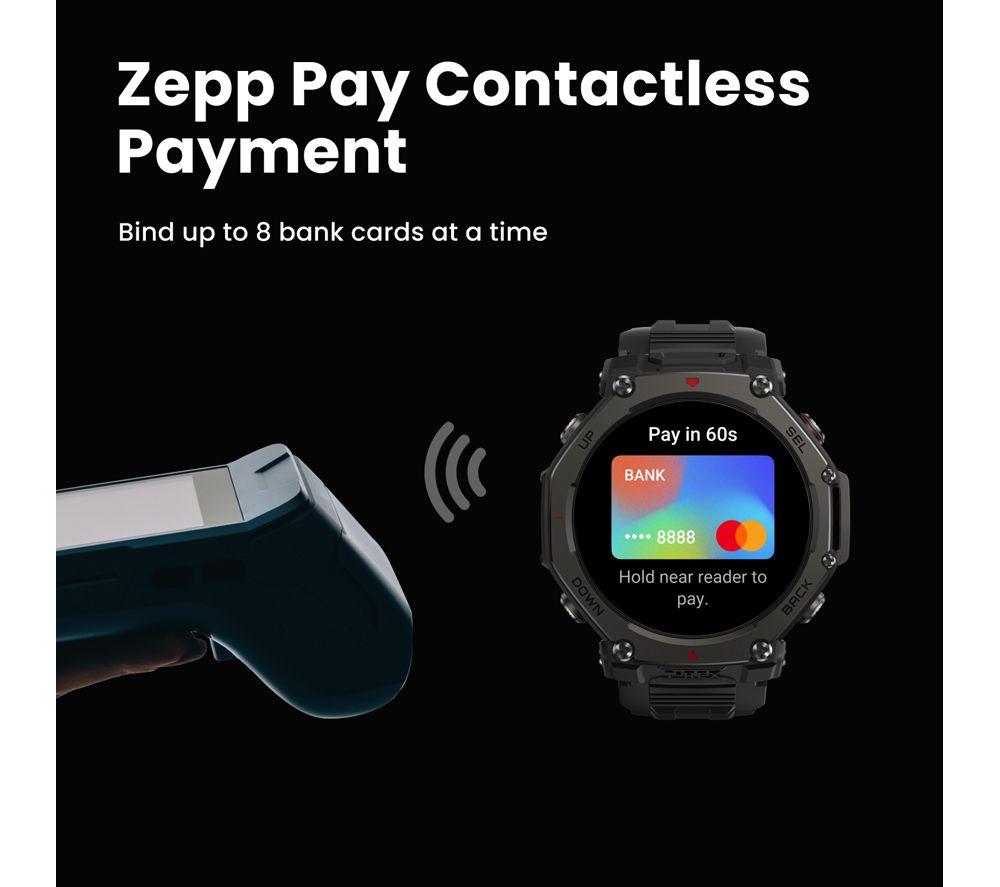 AMAZFIT T-Rex 3 Pro Smart Watch - Tactical black image number 3 of 7