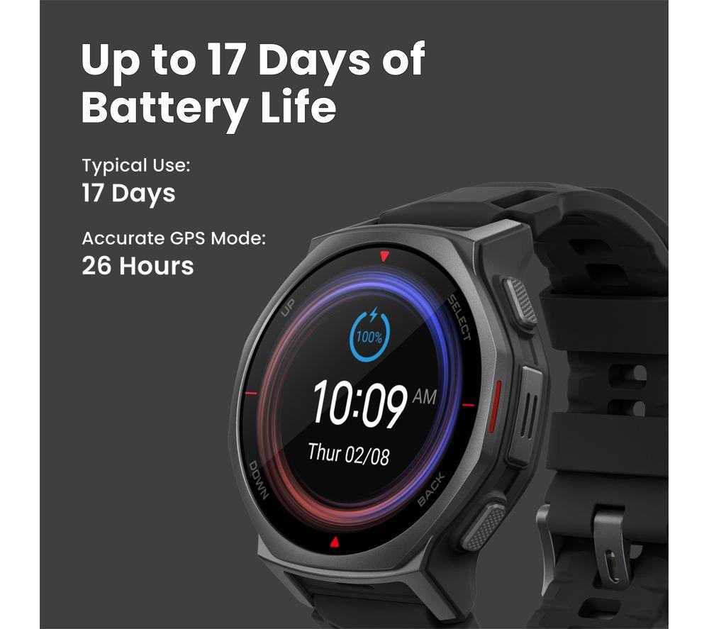 AMAZFIT T‑Rex 3 Pro Smart Watch - Tactical Black image number 6 of 6