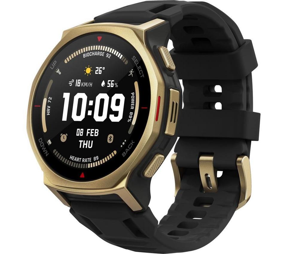 AMAZFIT T‑Rex 3 Pro Smart Watch - Black Gold
