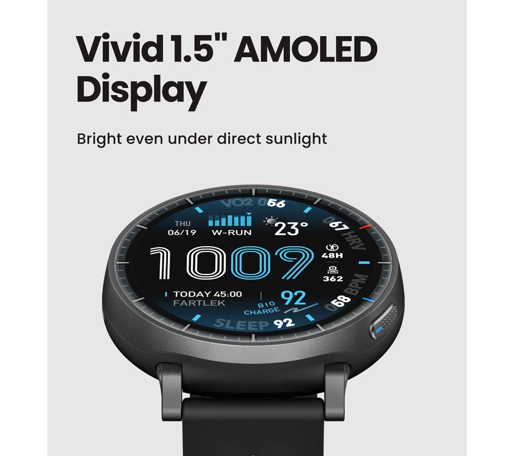 AMAZFIT Active Max Smart Watch - Black, Silicone Strap image number 7 of 7