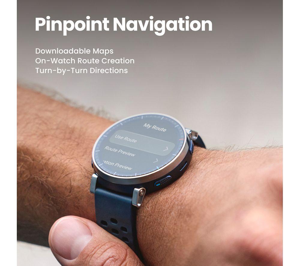 AMAZFIT Active 3 Premium Smart Watch - Apex Silver, Silicone Strap image number 7 of 9