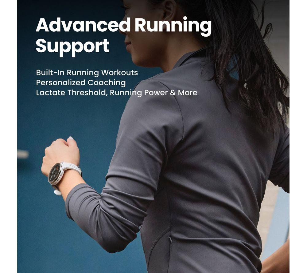 AMAZFIT Active 3 Premium Smart Watch - Apex Silver, Silicone Strap image number 8 of 9
