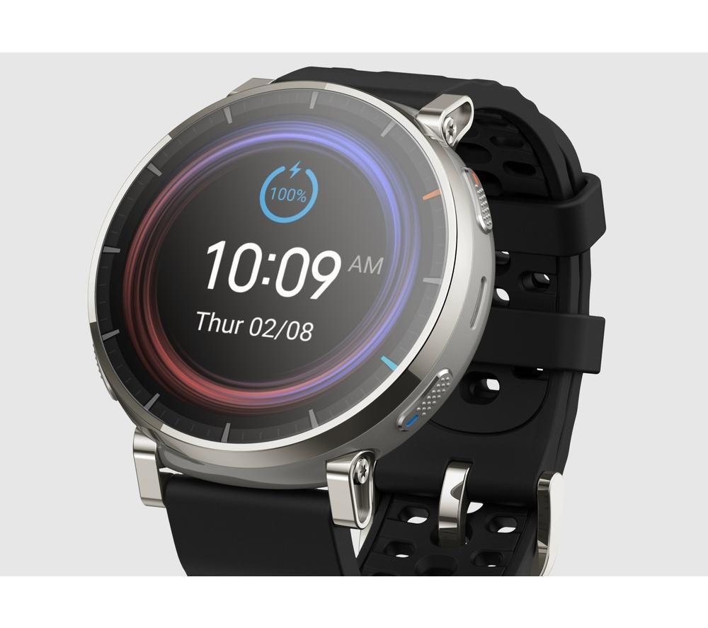 AMAZFIT Active 3 Premium Smart Watch - Apex Silver, Silicone Strap image number 9 of 9