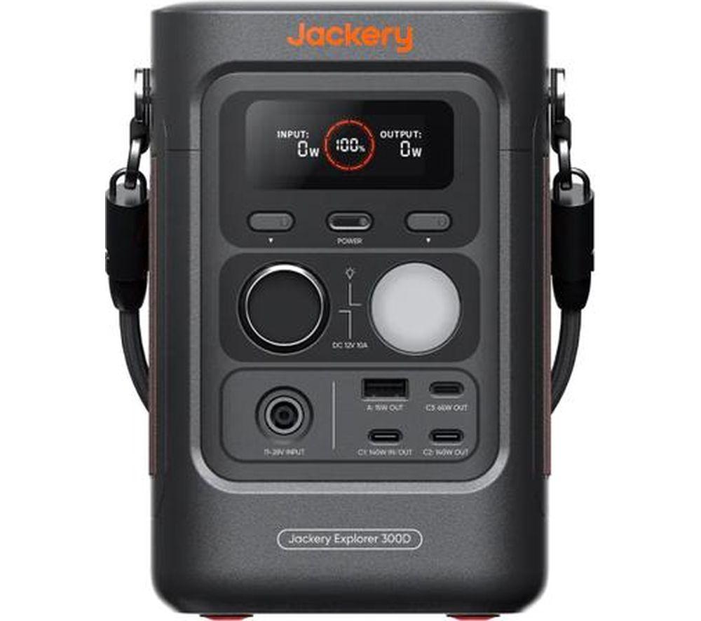 JACKERY Explorer 300D Portable Power Station with 40 W Mini Solar Panel image number 3 of 7