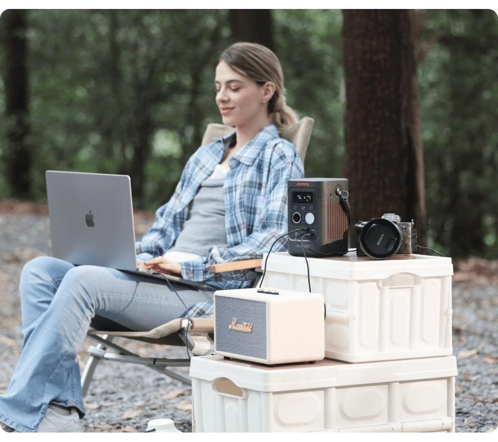 JACKERY Explorer 300D Portable Power Station with 40 W Mini Solar Panel image number 5 of 7