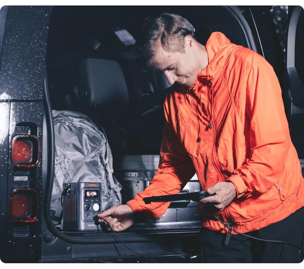 JACKERY Explorer 300D Portable Power Station with 40 W Mini Solar Panel image number 7 of 7