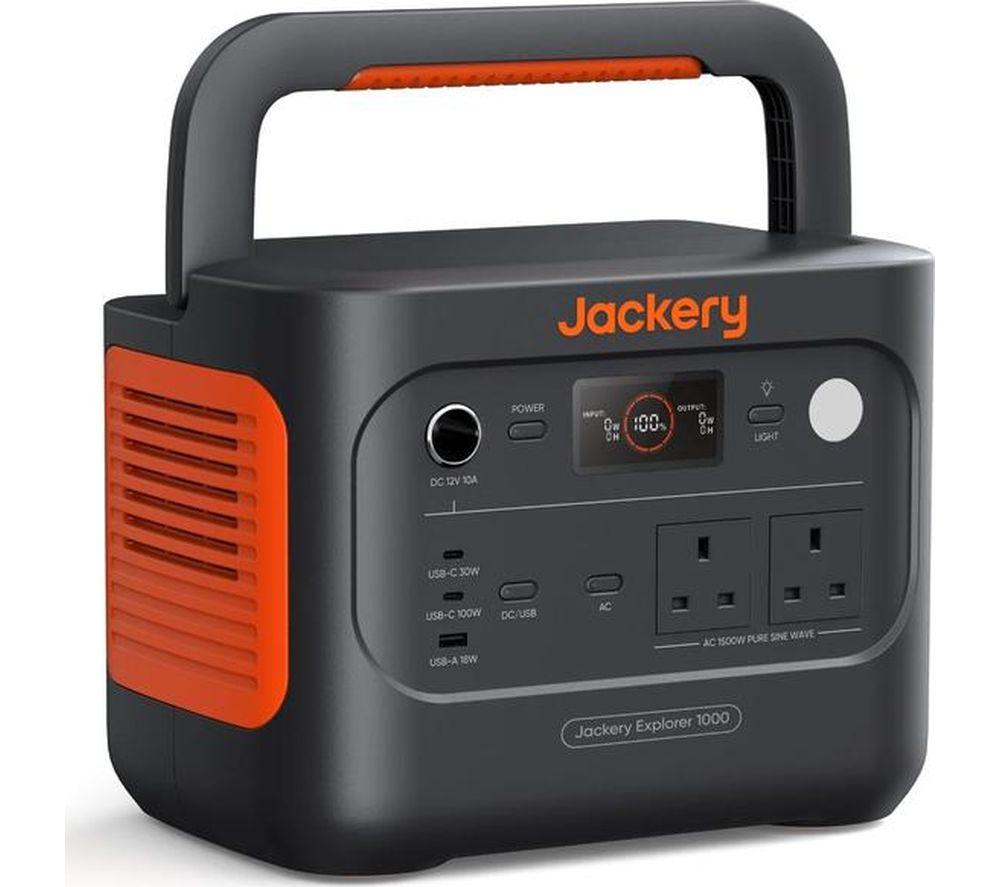 Jackery United Kingdom Explorer 1000 v2 Portable Power Station 1070Wh LFP Battery with 1500W Output and Fast Charging Capability - Image 2